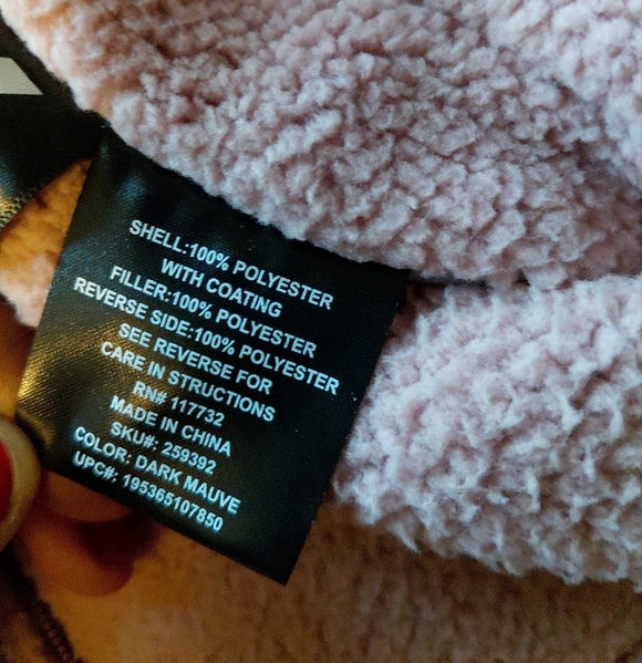 ZeroExposur Women's Reversable Pink Fleece Plus Size Puffer Coat Size XL - Picture 12 of 16